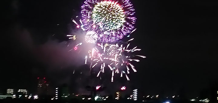 Fireworks viewing from the roof＠DK HOUSE TOKYO・SHINKOIWA／DKハウス新小岩