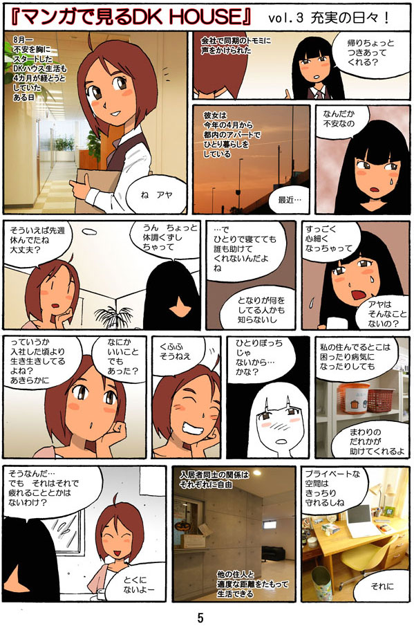 DKハウス紹介漫画・ページ5